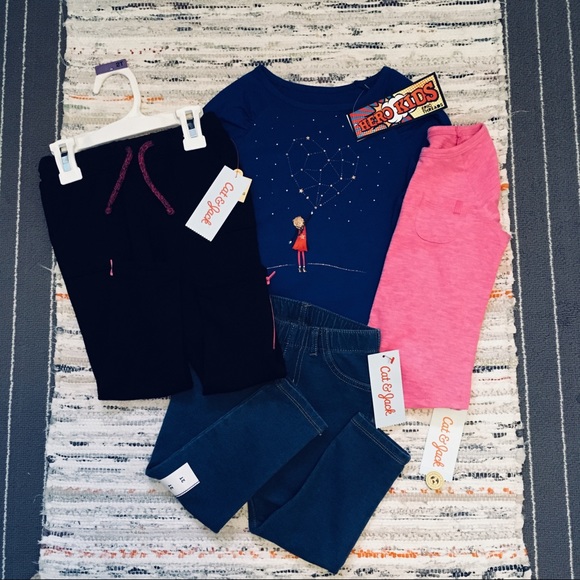 Cat & Jack Other - NWT (4) Piece Cat & Jack Hero Kids Girl Lot Bundle